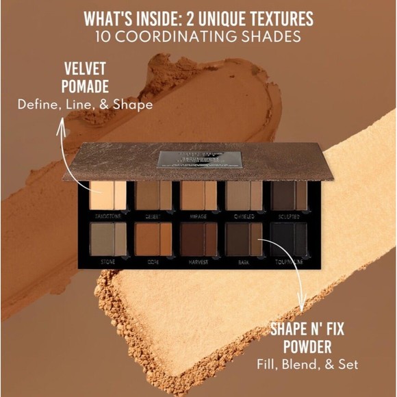 Danessa Myricks Groundwork Defining Neutrals Palette Eyes Brows Face & Lips $99 - Picture 3 of 16